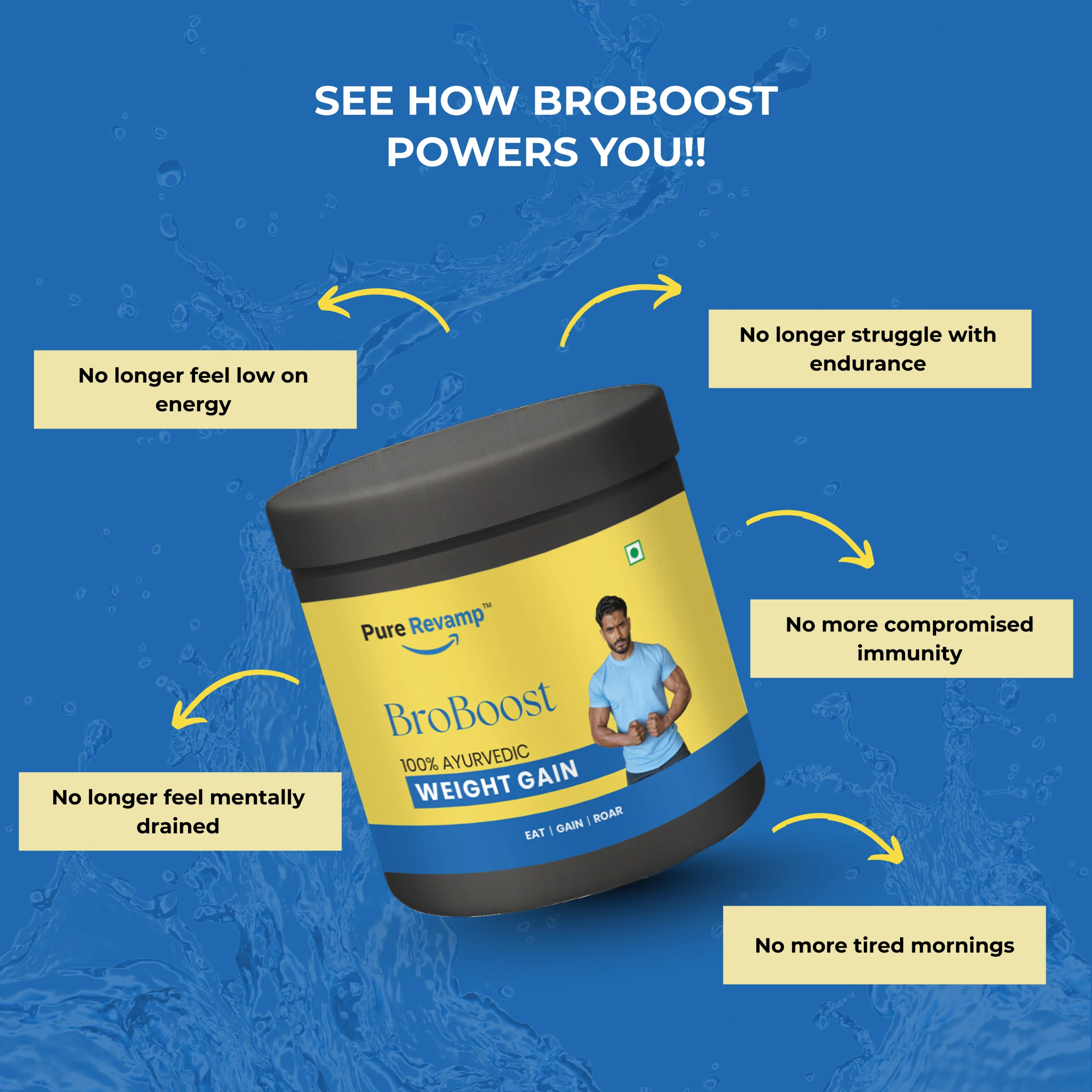 BroBoost | Best Ayurvedic Weight Gainer for Men in India - 7