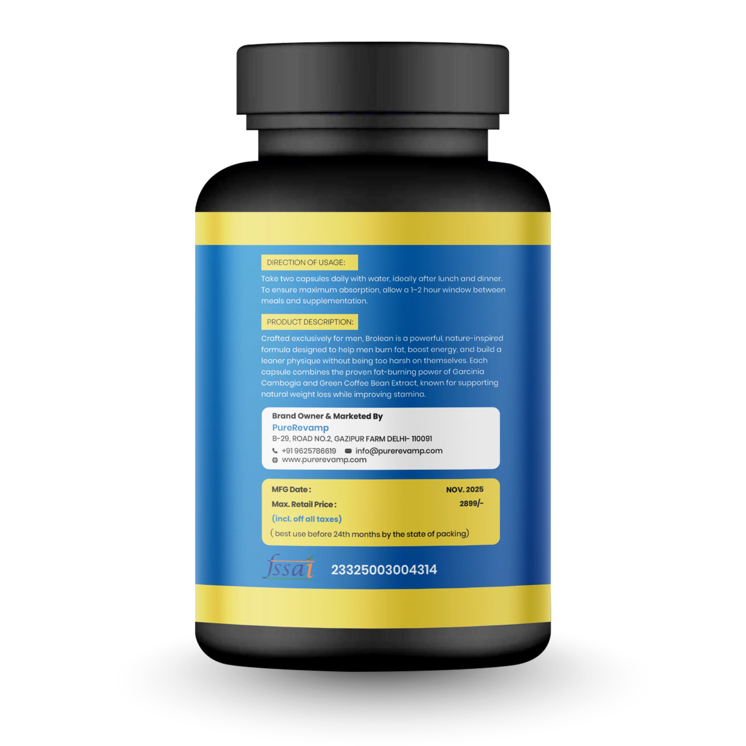 BroLean - Natural Weight Loss Supplement for Men Without Side Effects - 10