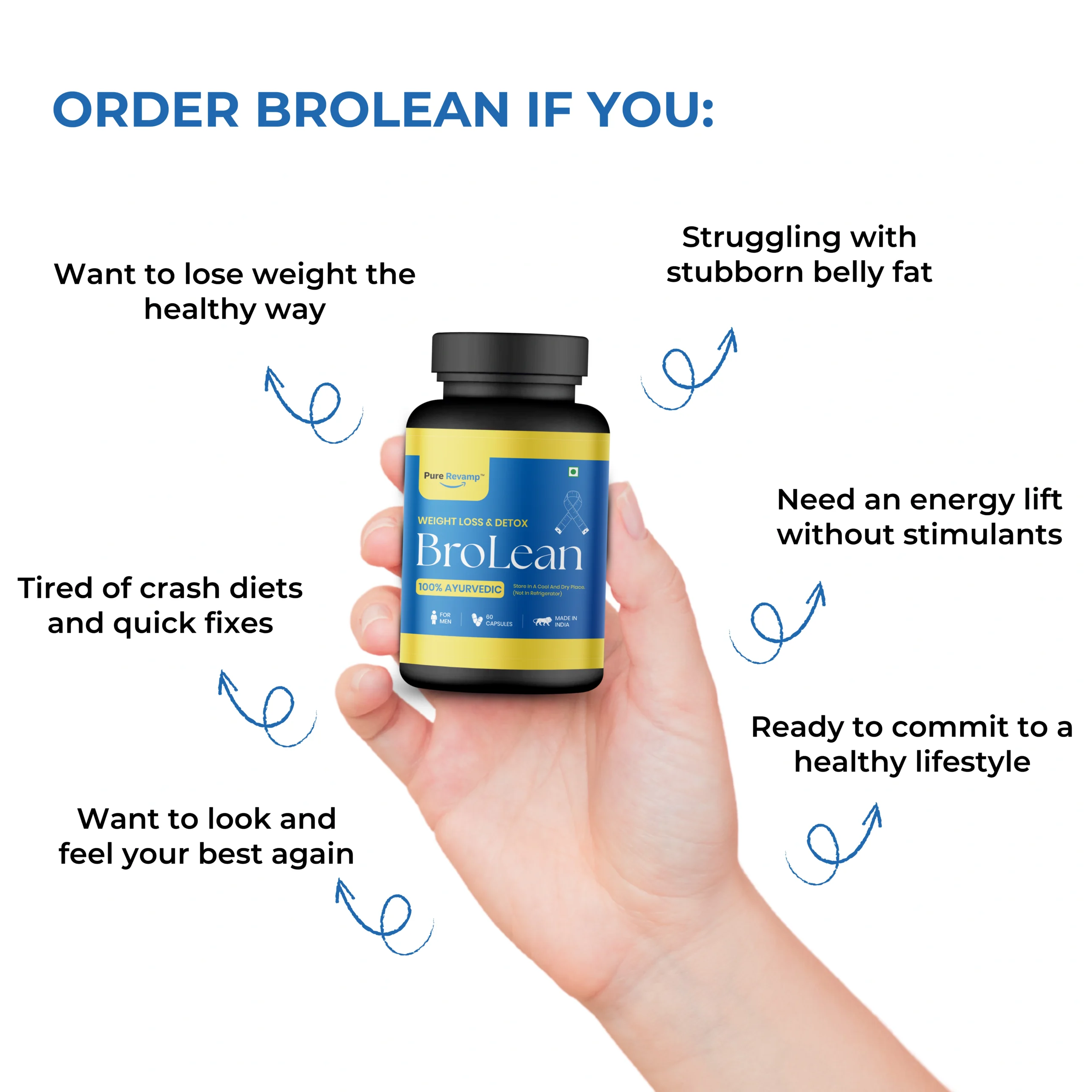 BroLean - Natural Weight Loss Supplement for Men Without Side Effects - 8