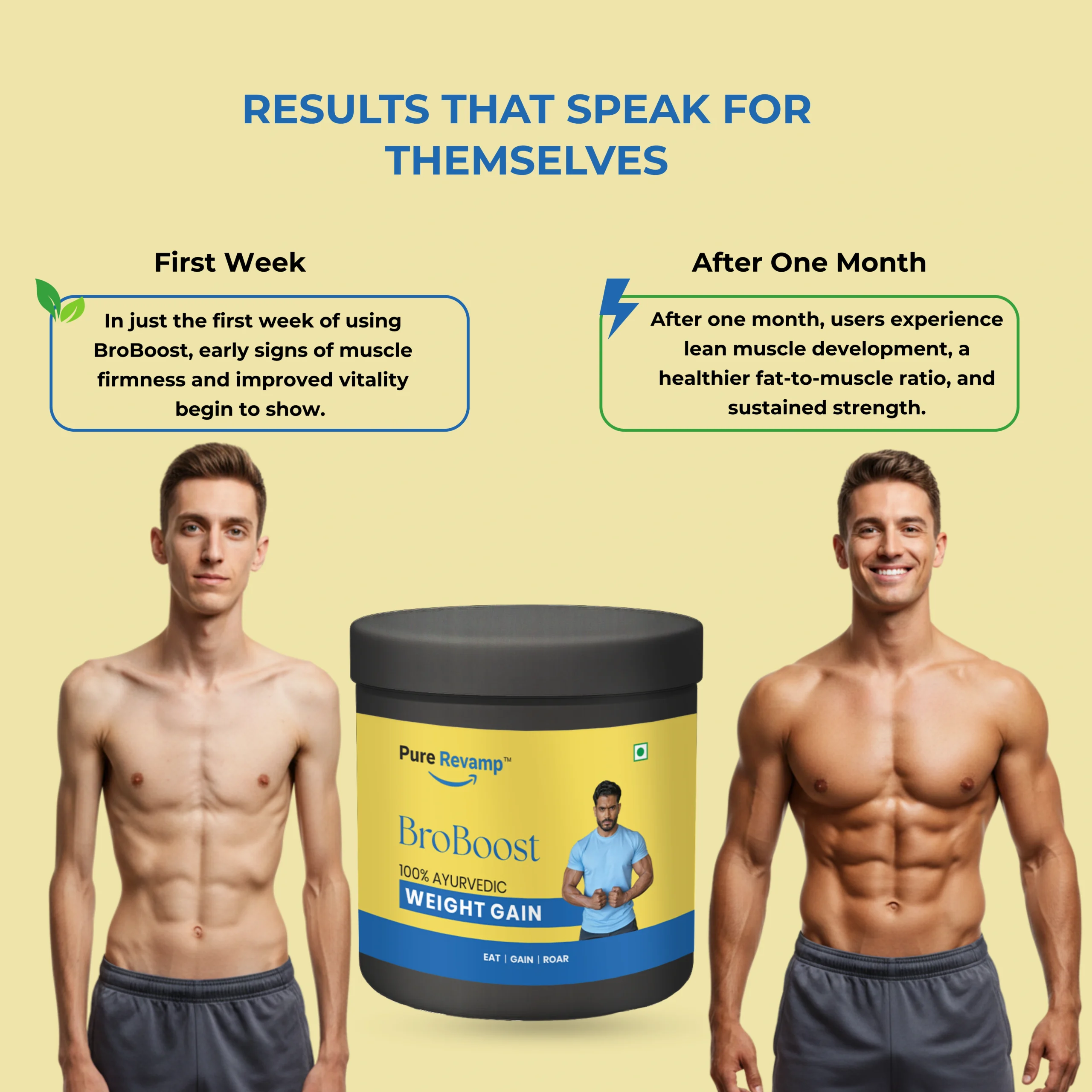 BroBoost | Best Ayurvedic Weight Gainer for Men in India - 5